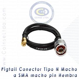 Este cable lo utilizamos para conectar nuestra antena yagi tipo paleta a un amplificador.